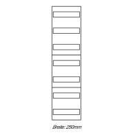 Panou distributie 7x12 module  , 1050 mm, lățime 250 mm