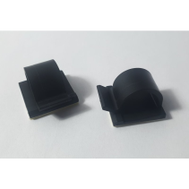 Suport adeziv cu clema de cablu 12 x 11,5 x 11,9 mm