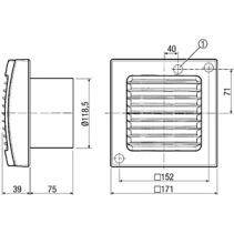 Ventilator baie  Maico 0084.0006
