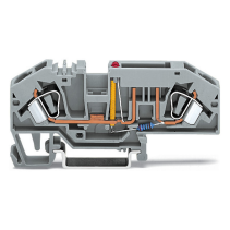 Clemă şir ind. cu siguranţă auto si Led , WAGO 282-698/281-434   24V