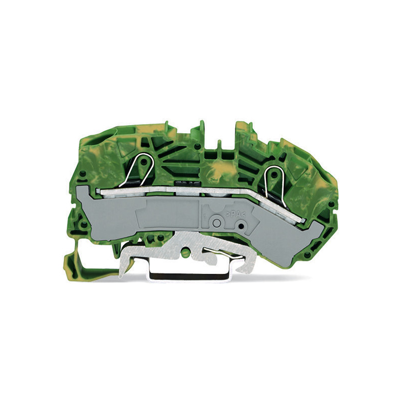 Clema sir PE , WAGO 2016-7607 ,2 fire 16qmm TOPJOB S verde-galben