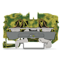 Clema sir PE , WAGO 2010-1207 ,6mm2 verde-galben 800V/8kV/3