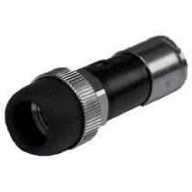 Conector prin compresie tip F cu garnitură de cauciuc. pentru cablu coaxial de 100 DKK