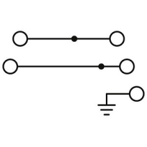 Clemă şir etajata ,PTI4-PE/L/L , 0.2-6qmm gri, conexiune push-in, Phoenix 3214050