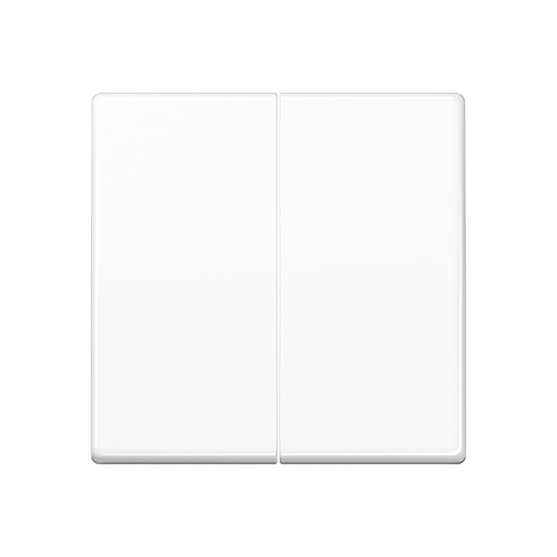 Capa pentru comutator dublu  serie AS 500/APlus alb alpin Jung AS591-5WW