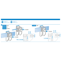Suport fixare platbanda de perete din Inox special VA4 ,  distanță până la perete 11mm