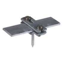 Suport fixare de perete cu fantă (6,5 x 16 mm) și șurub pentru lemn pre-asamblat