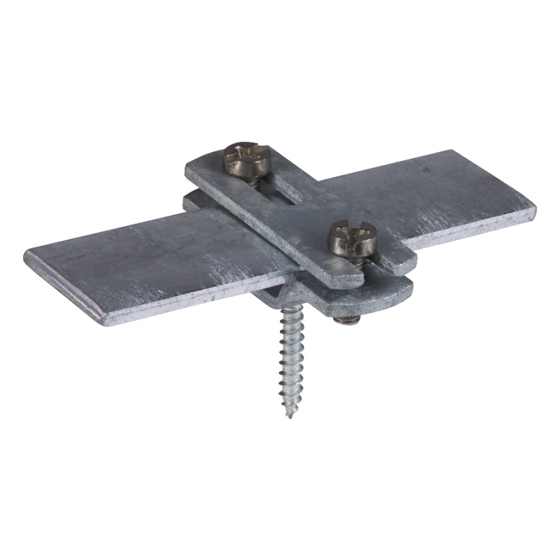 Suport fixare de perete cu fantă (6,5 x 16 mm) și șurub pentru lemn pre-asamblat