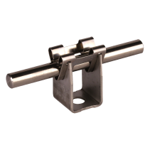 Suport fixare paratrasnet din INOX 7,8  pentru conductor rotund ,fixare rapida prin clipsare