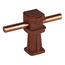 Suport fixare paratrasnet din plastic maro 36 , rezistent la UV si intemperi, fara halogen