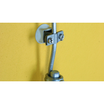 Suport fixare paratrasnet DEHNhold Inox cu baza din plastic gri pentru Rd 8-10mm