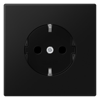 Priză SCHUKO 16 A 250 V ~, JUNG LS1521SWM seria LS, negru grafit mat