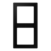 Rama Jung LS982SWM orizontală/verticală 2x (LS990) negru grafit mat
