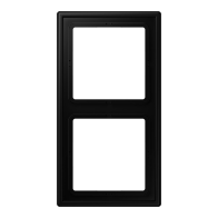 Rama Jung LS982SWM orizontală/verticală 2x (LS990) negru grafit mat