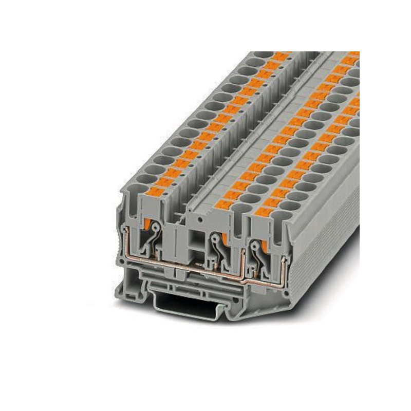 Clema sir , PT2,5-TWIN , pentru 3 conductori  0,5-4mm conexiune push-in, Phoenix 3209549