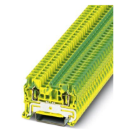 Clema sir , ST-2,5PE cu arc de tracțiune 2,5 mm lățime borna verde-galben 5,2 mm, Phoenix 3031238