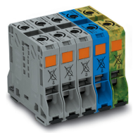 Set curent trifazat cu regl. de 50 mm² intensitate mare , WAGO 285-159