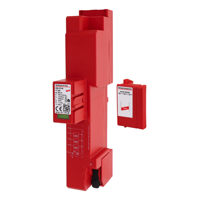 Descărcător supratensiune tip 1+2+3 combinat DEHNshield ZP Basic 2 pentru sisteme TT și TN-S