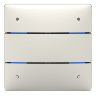 Senzor KNX buton LUXORliving cu 4 butoane și 4 LED-uri de stare, senzor temp integrat