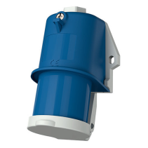 Stecher trifazat pe perete  16A 3p 6h 230V cu capac rabatabil IP44