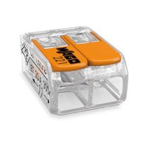 Wago 221-412 Clema joncțiune 2x 0,2-4mm²  32A  450V  ( 100buc. )