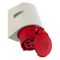 Priza de perete trifazata 32A 5poli 6h IP44