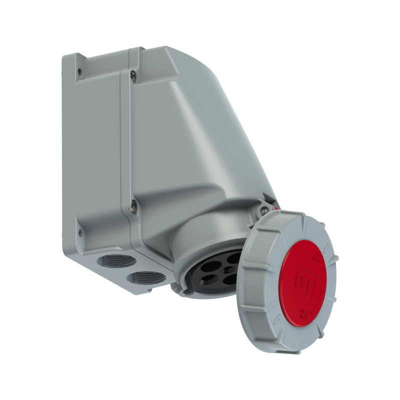 Priza de perete trifazata 63A 5p 6h IP66 IP67