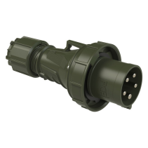 Ștecher trifazat  63A 5p 6h IP67 POWER TWIST - Versiunea militara