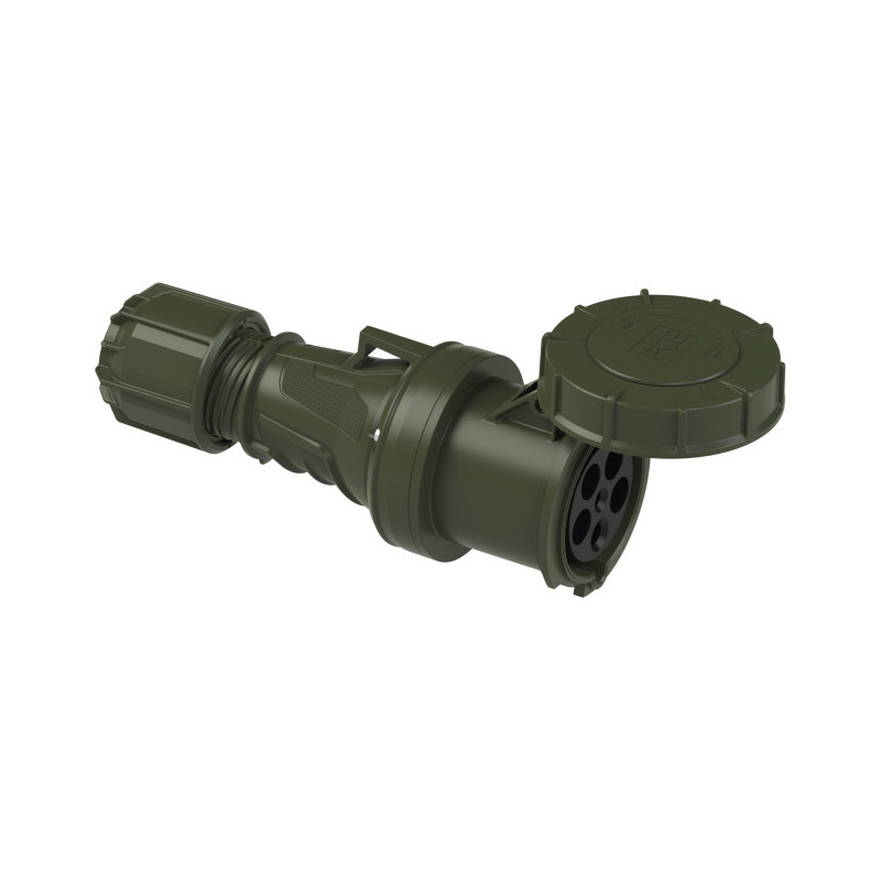 Priză trifazată  63A 5p 6h IP67 POWER TWIST - Versiunea Militara