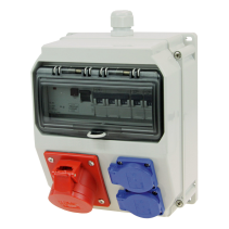 Organizator santier  ,tablou industrial, echipat  seria LOFER7 BV 32/5 2xSSD M32ÖoBVu HKL Ea IP54