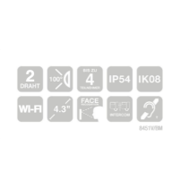 Video interfon  Comelit cu aplicatie cu monitor mini HF WiFi, SB2