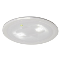 Iluminat indicator de urgență  P-LIGHT, fiting incastrat, LED, 6000K, rotund, alb, 5W