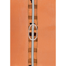 Clemă de fixare a cablurilor si tuburilor  in caneluri de la 20 la 60 mm