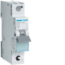 Hager Quick-Connect -Disjunctor 1pol,  6A,6kA,curba B