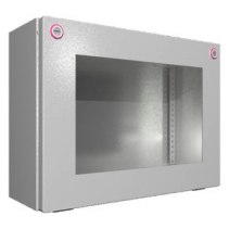 Carcasa KX, tabla de otel, cu geam, WHD 400x300x155 mm