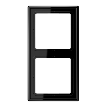Rama Jung LS982SW orizontală/verticală 2x (LS990) ,seria LS negru