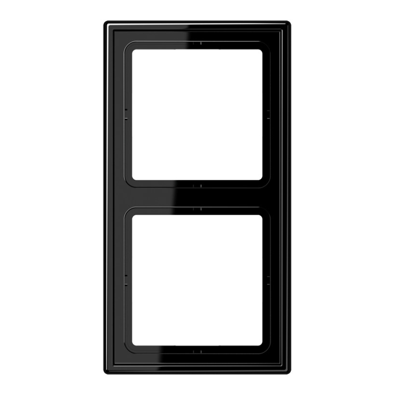Rama Jung LS982SW orizontală/verticală 2x (LS990) ,seria LS negru