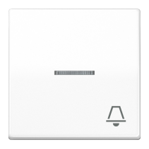 Capa pentru comutator Jung AS591KO5KWW seria AS 500 si A alb alpin