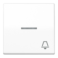 Capa pentru comutator Jung AS591KO5KWW seria AS 500 si A alb alpin