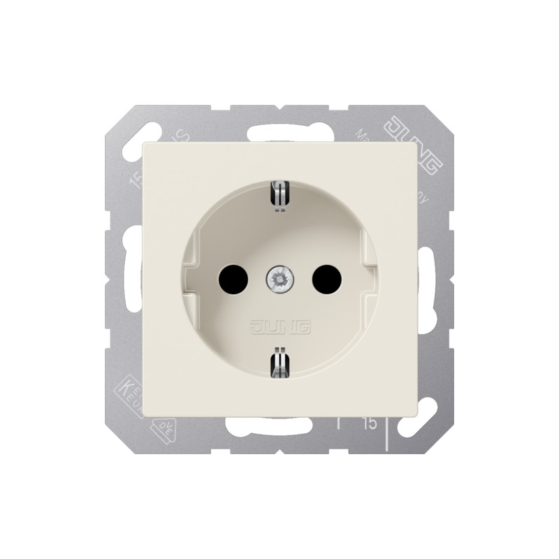 Priză SCHUKO, 16 A 250 V ~, duroplast antibacterian, seria AS, alb