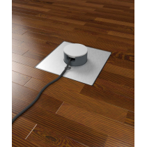 Prize incastrate in podea , cutie din Inox cu  capac articulat din aluminiu, cu tub, IP54 ,traversabil cu masina