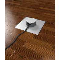 Prize incastrate in podea , cutie din Inox cu  capac articulat din aluminiu, cu tub, IP54 ,traversabil cu masina