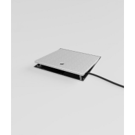 Prize incastrate in podea 2004A , cutie din Inox cu  capac articulat din aluminiu IP54 ,traversabil cu masina