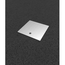 Prize incastrate in podea 2004A , cutie din Inox cu  capac articulat din aluminiu IP54 ,traversabil cu masina