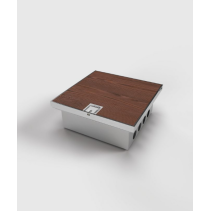 Prize incastrate in podea 2008B , cutie din Inox cu  capac articulat din aluminiu IP54 ,traversabil cu masina