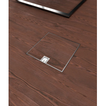 Prize incastrate in podea 2008B , cutie din Inox cu  capac articulat din aluminiu IP54 ,traversabil cu masina