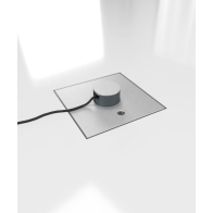 Prize incastrate in podea 2008Q , cutie din Inox cu  capac articulat din aluminiu, cu tub, IP54 ,traversabil cu masina