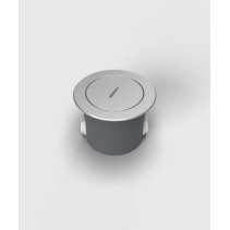 Priză încastrată în podea,asfalt,beton de exterior 7501A , cutie si capac din aluminiu cu inchidere , IP67