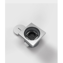 Priză încastrată în podea,asfalt,beton de exterior 7601A , cutie si capac din aluminiu cu inchidere , IP67