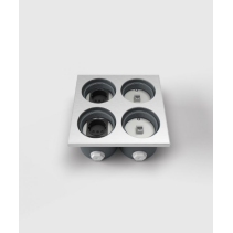 Priză încastrată în podea,asfalt,beton de exterior 7604A , capac din aluminiu cu inchidere , IP67